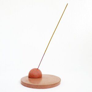 2 Piece CONCRETE/Stone Incense Holder/Stand Minimalist Modern Industrial